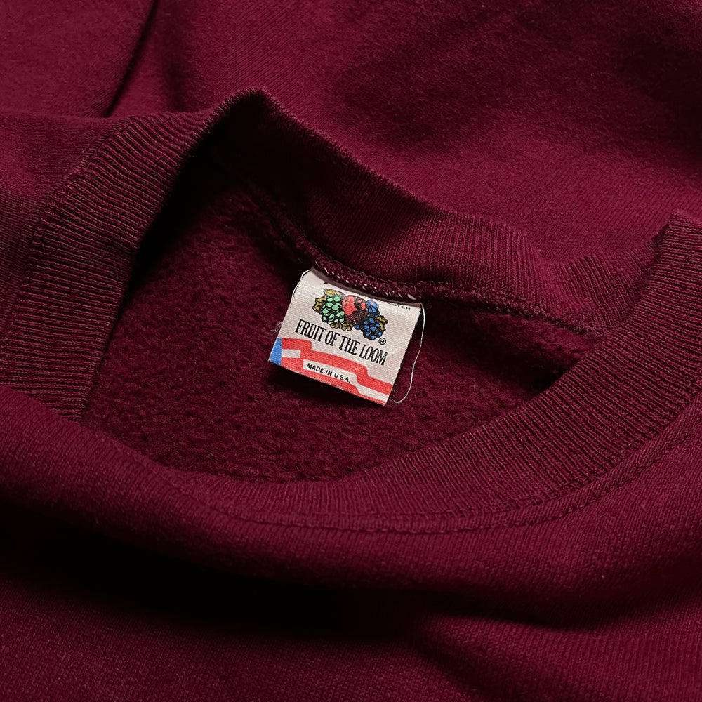 Sweatshirt - Fruit Of The Loom - Bordeaux
