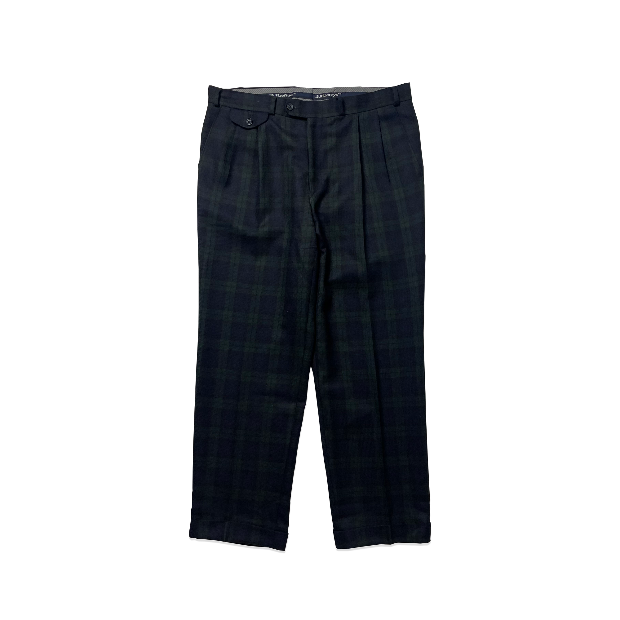 Pantalon Tartan - Burberry - Bleu
