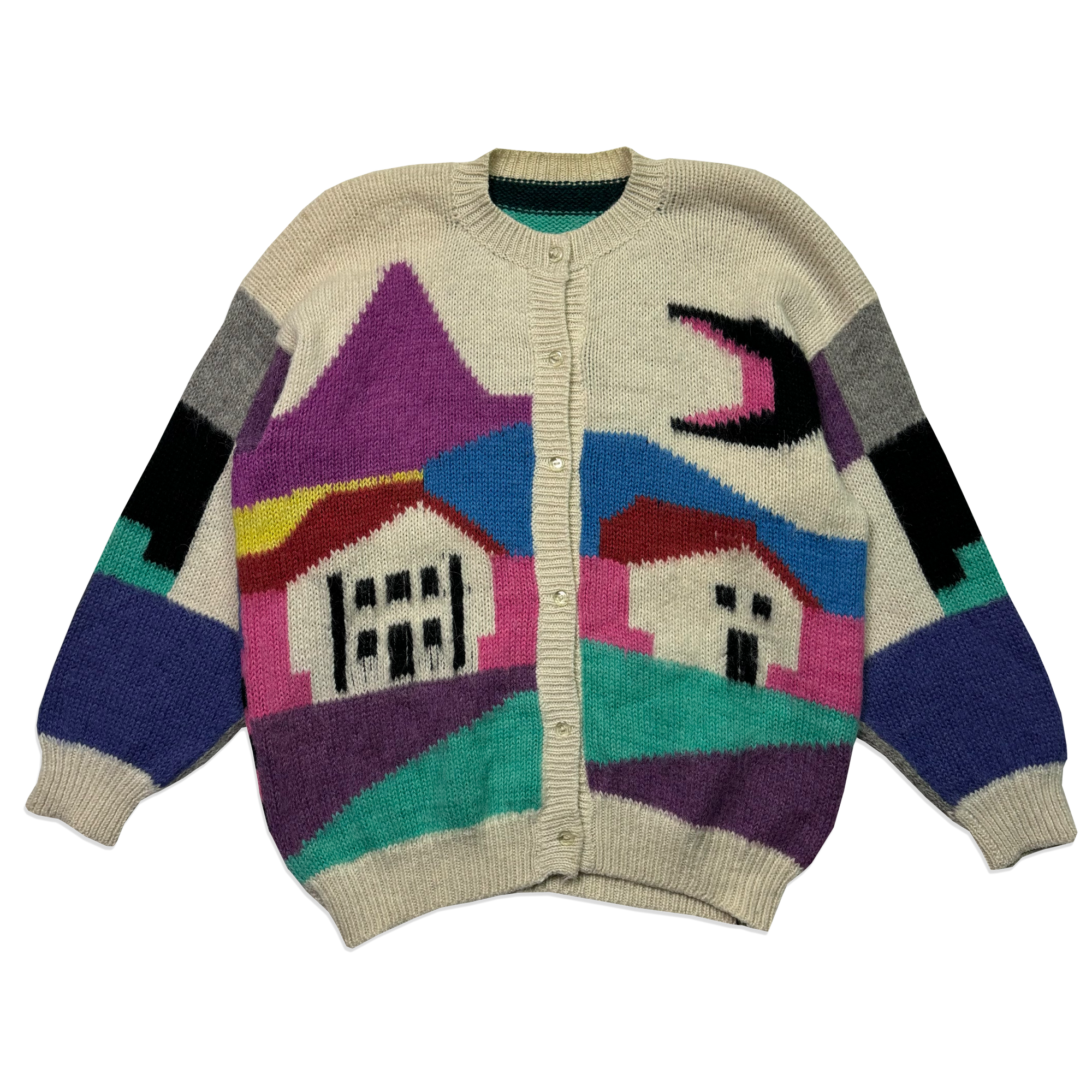 Cardigan - Funny - Blanc