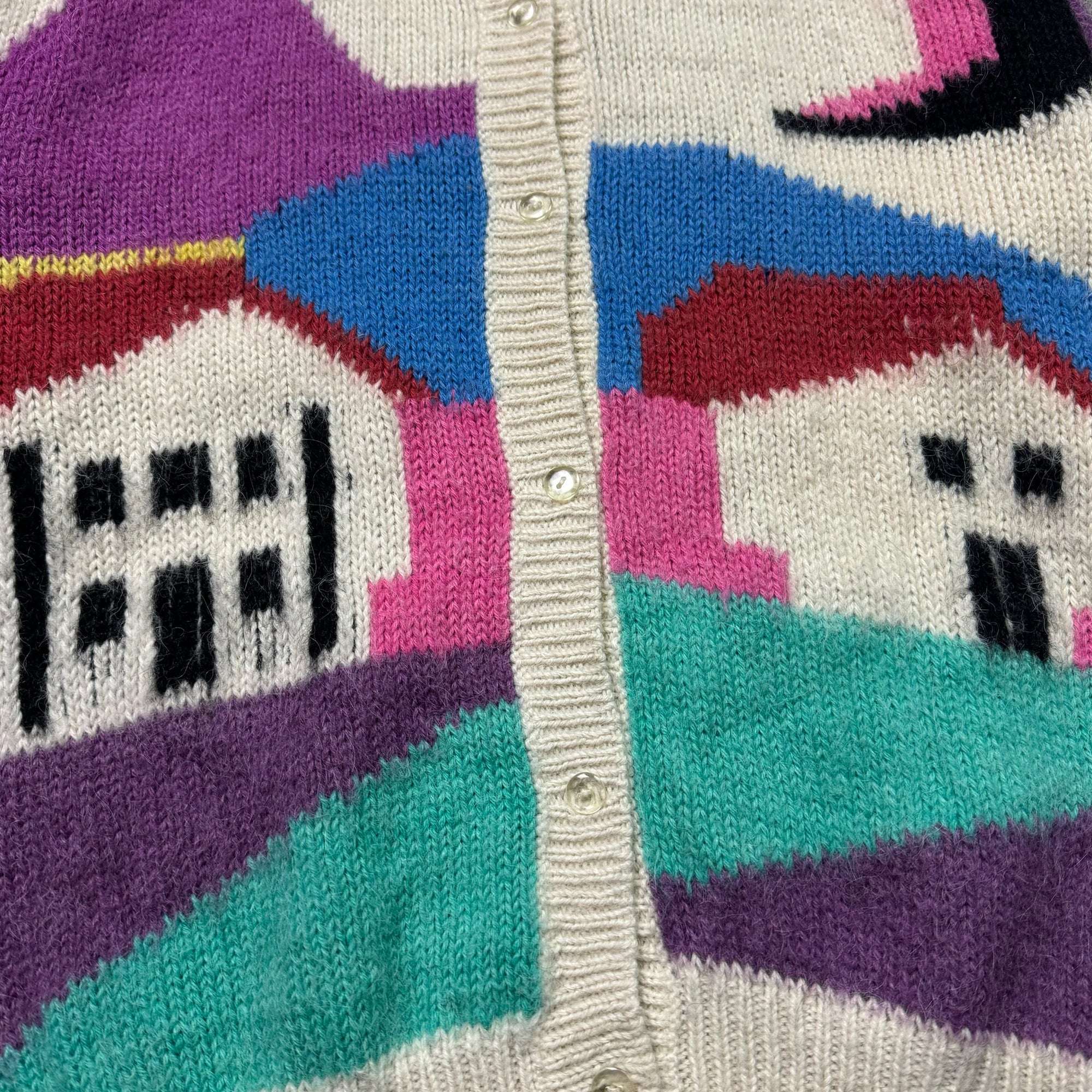 Cardigan - Funny - Blanc