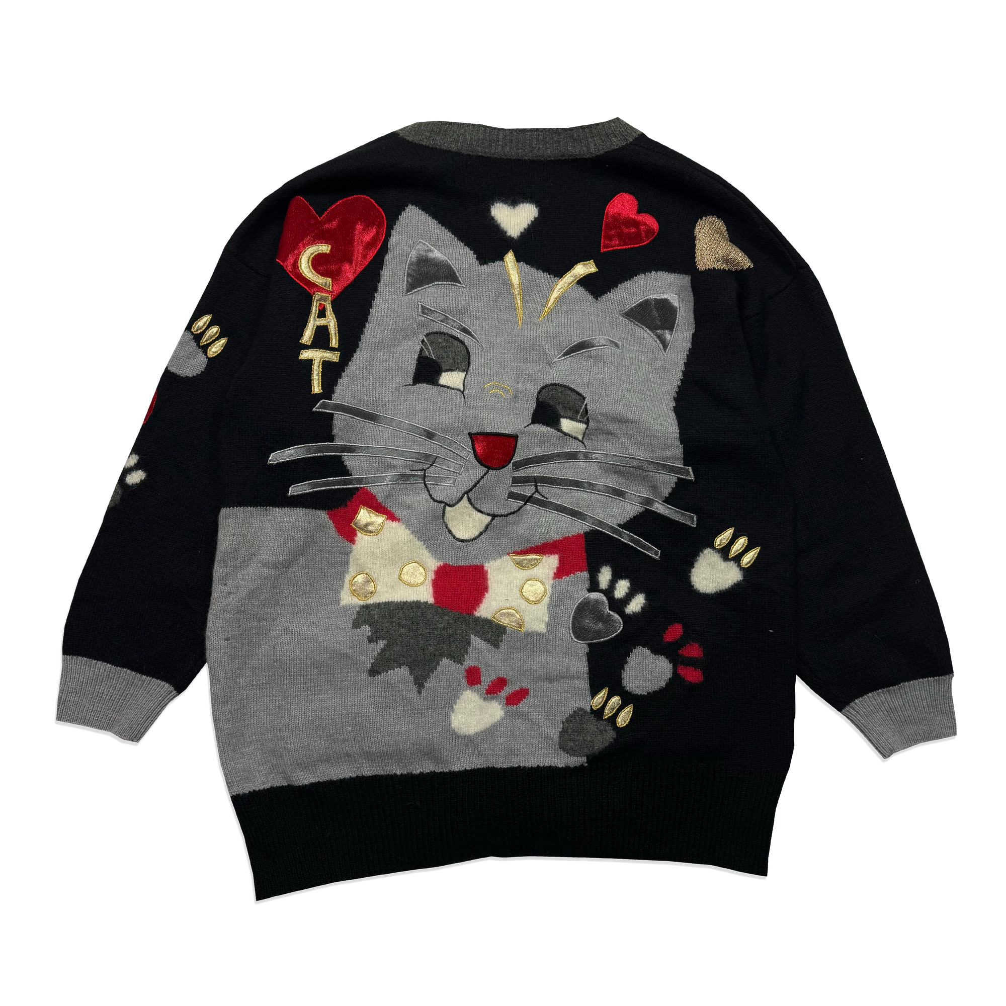 Cardigan - Funny - Noir