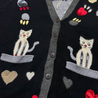 Cardigan - Funny - Noir