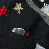 Cardigan - Funny - Noir