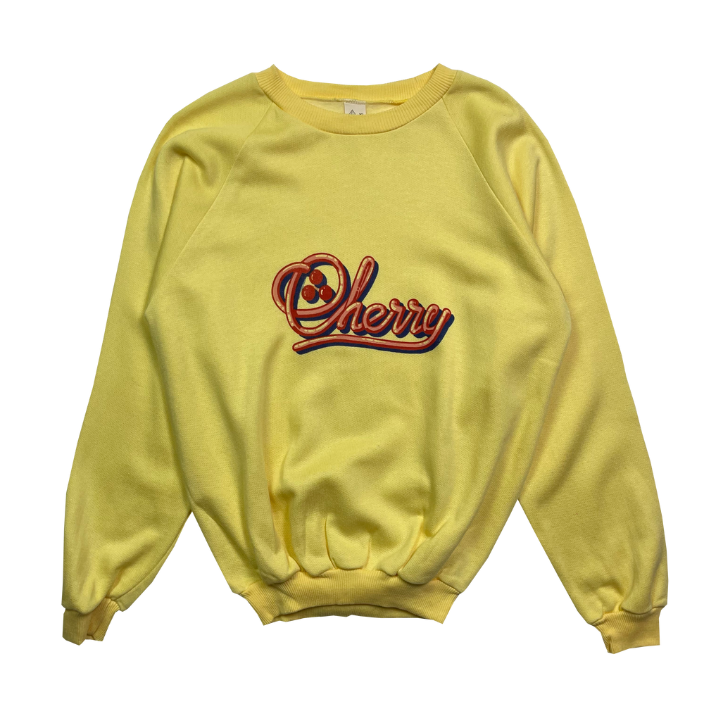 Sweatshirt - Cherry - Jaune