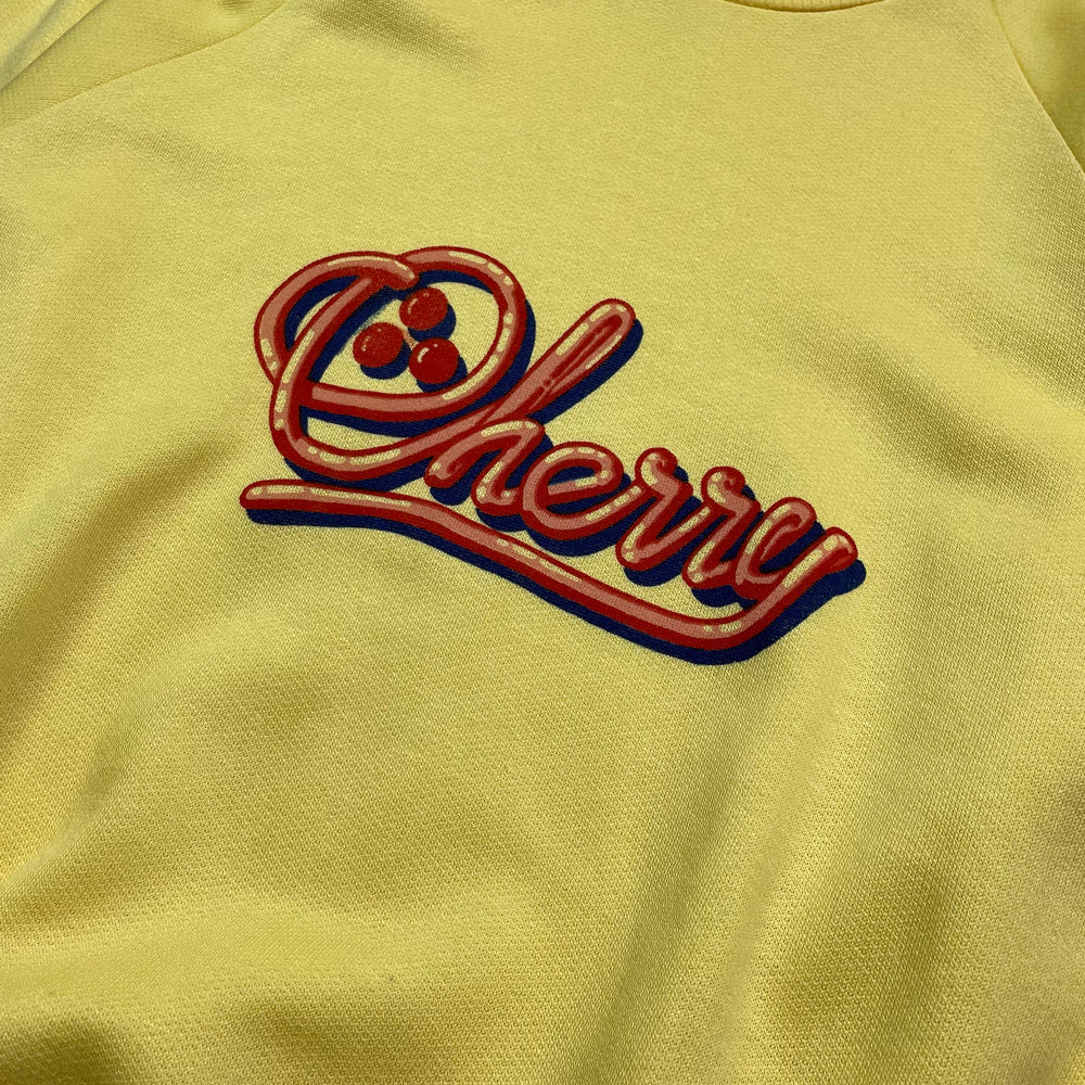 Sweatshirt - Cherry - Jaune