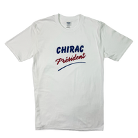 T-shirt - Chirac President - Blanc