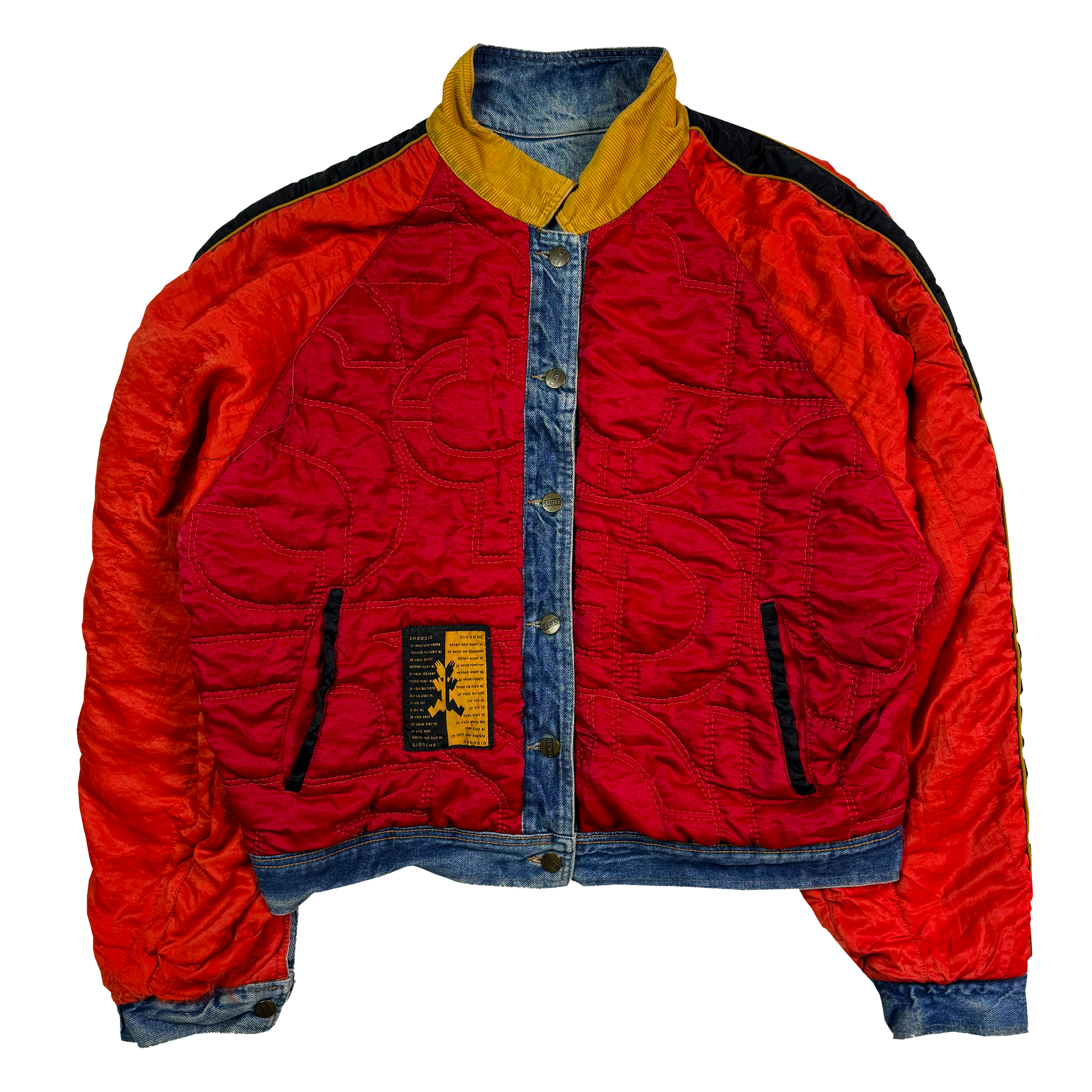 Veste en Jean - Closed Marithé + François Girbaud - Rouge