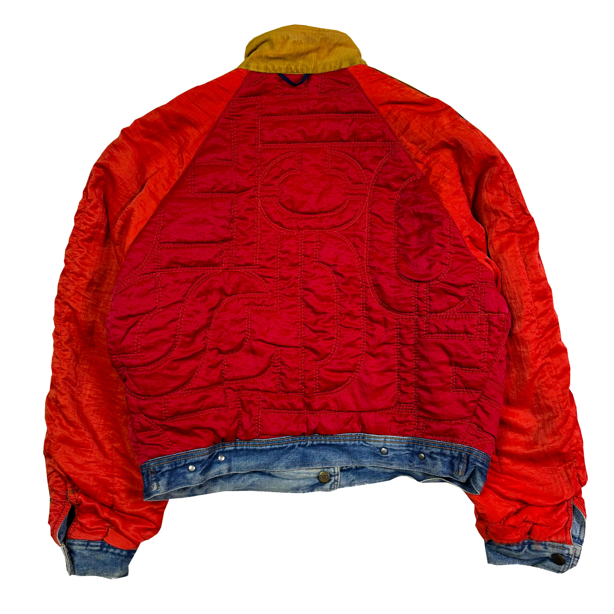 Veste en Jean - Closed Marithé + François Girbaud - Rouge