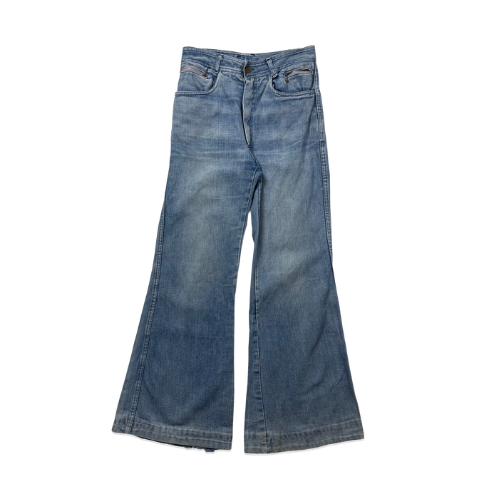 Pantalon Denim Pattes d'Eph - Bleu