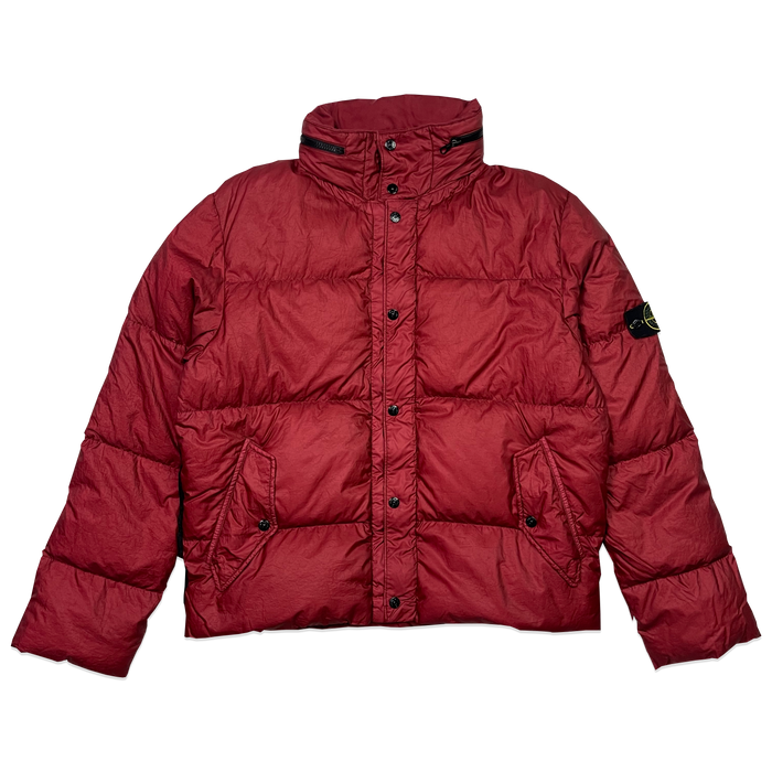 Parka Goose Down 2004 - Stone Island - Rouge