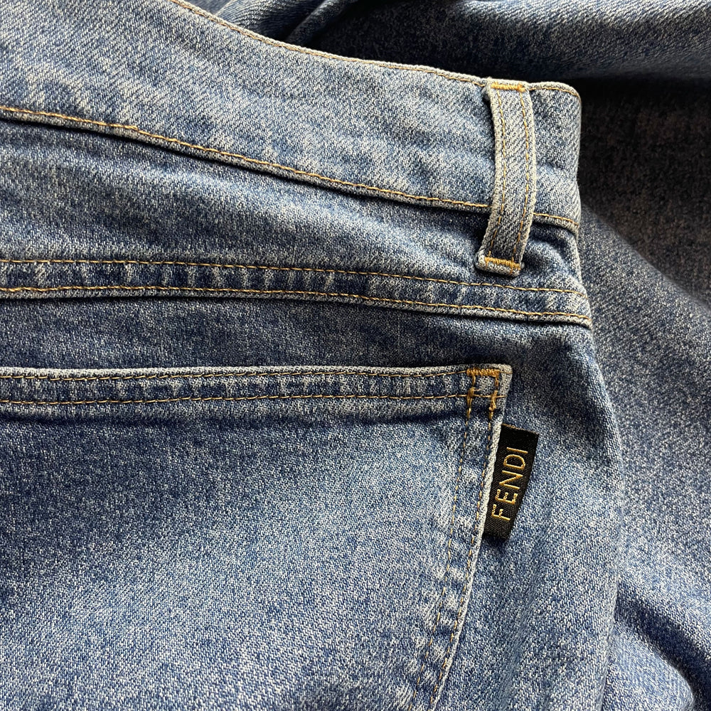 Pantalon Denim - Fendi - Bleu