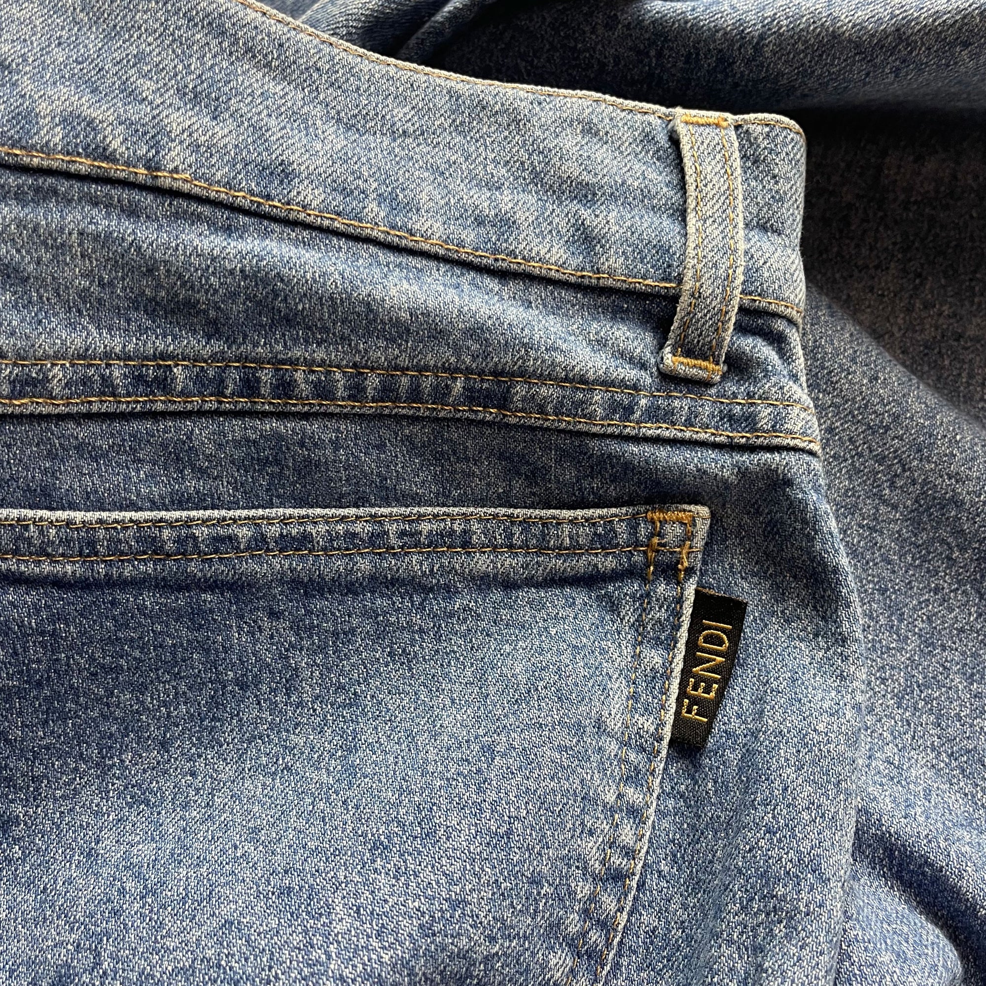 Pantalon Denim - Fendi - Bleu