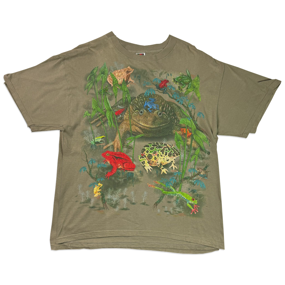 T-shirt - Frogs - Beige