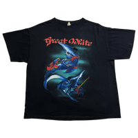 T-shirt Great White Tour 1989 - Black