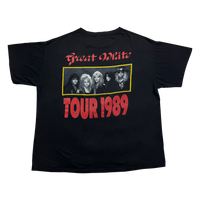 T-shirt Great White Tour 1989 - Black