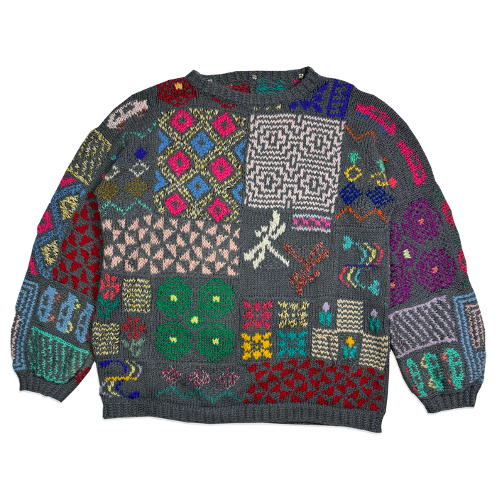 Pull - Crochet - multicolore