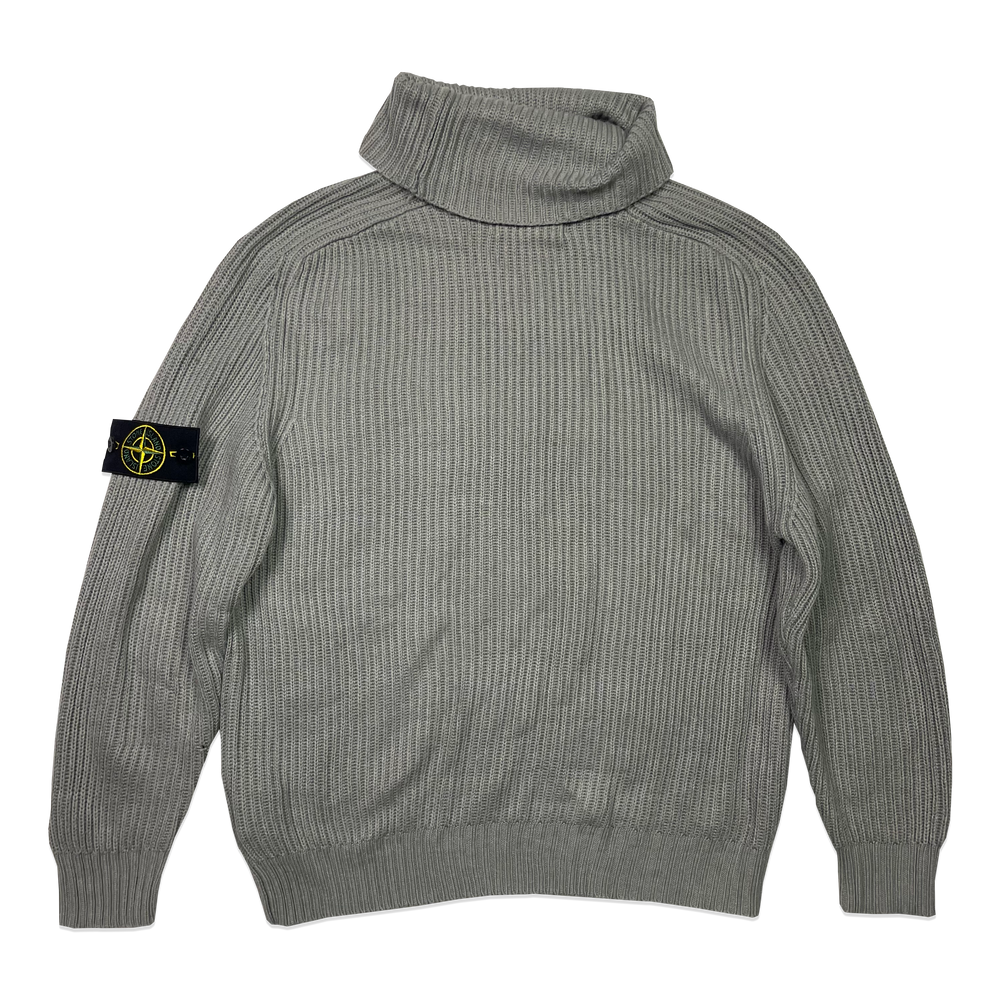 Pull Col Roulé 2018 - Stone Island - Gris