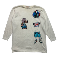 Pull - Funny - Blanc