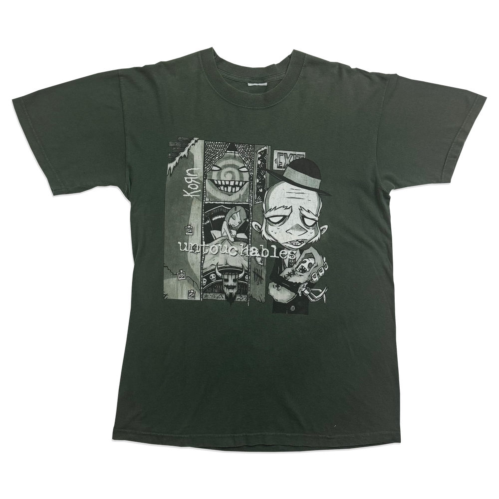 T-shirt - Korn World Tour 2002 - Green