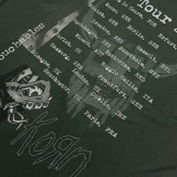 T-shirt - Korn World Tour 2002 - Green