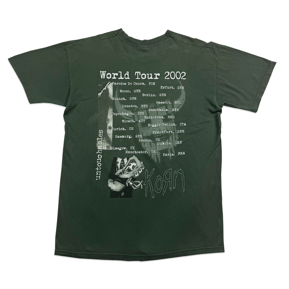 T-shirt - Korn World Tour 2002 - Green