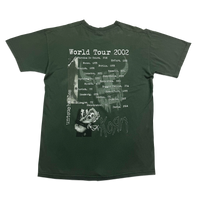 T-shirt - Korn World Tour 2002 - Green