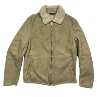 Veste en cuir - Lanvin - Beige