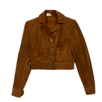 Veste en cuir - London - Marron