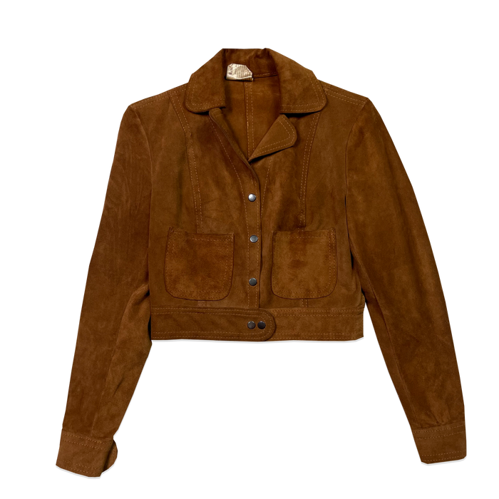 Veste en cuir - London - Marron
