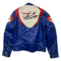 Veste en cuir - Suzuki - Bleu