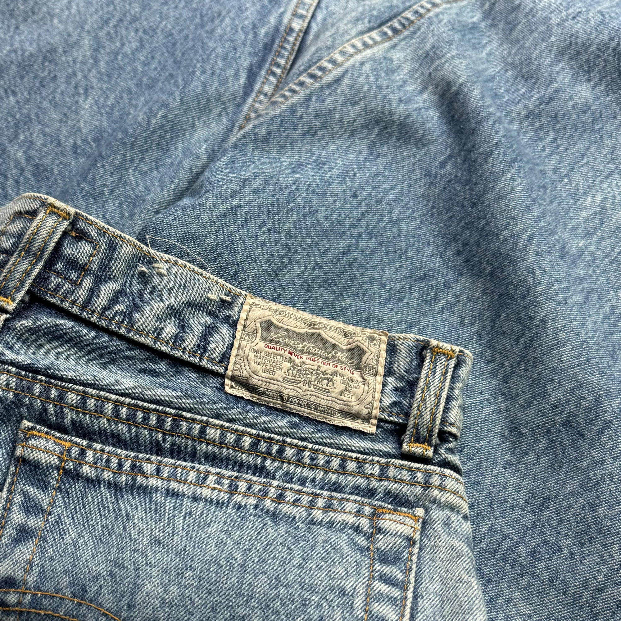 Mom Jeans - Levis SiverTab  - Bleu