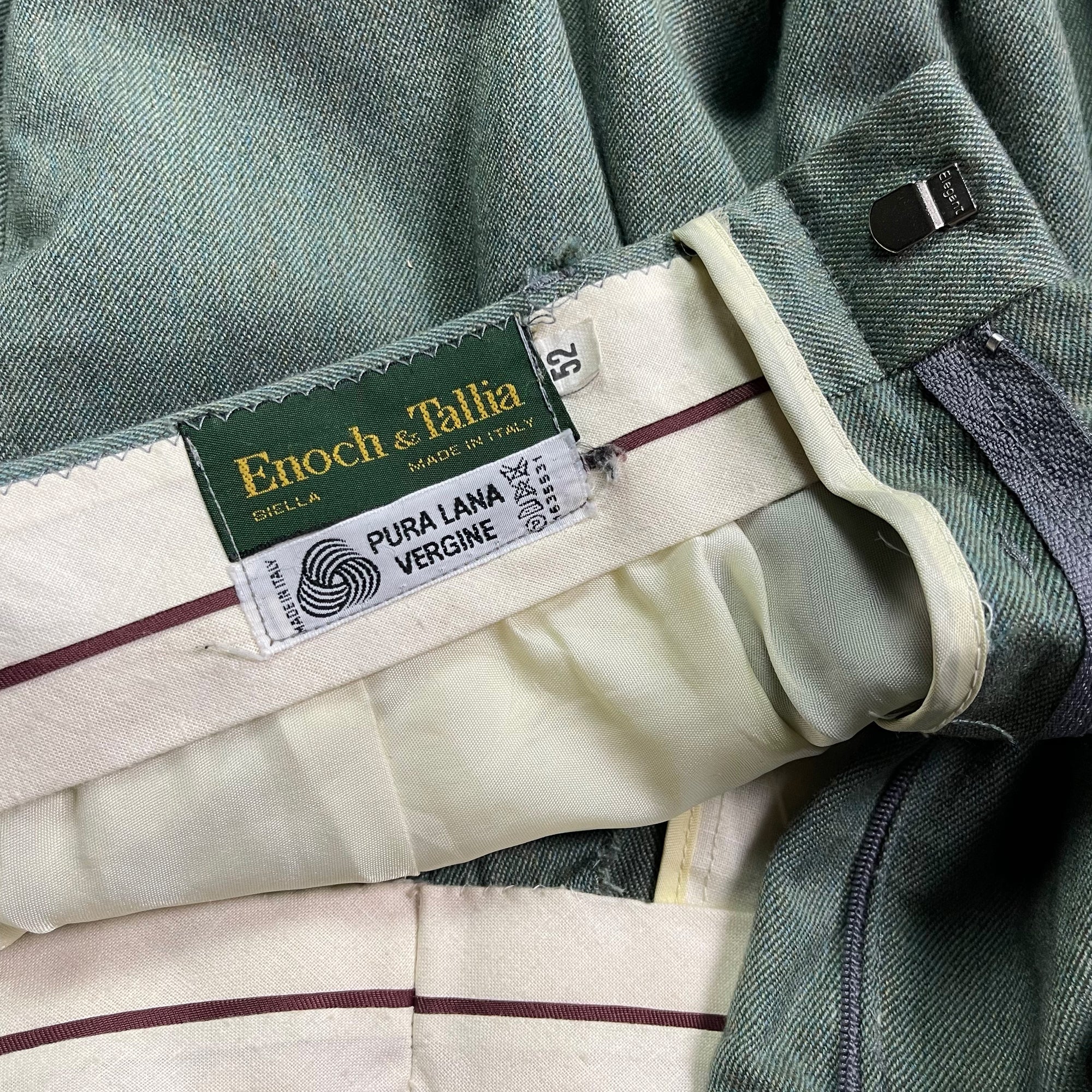 Pantalon en Laine - Enoch - Vert
