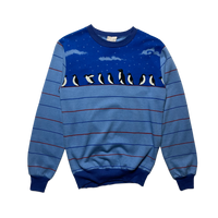Sweatshirt - Pinguin - Bleu