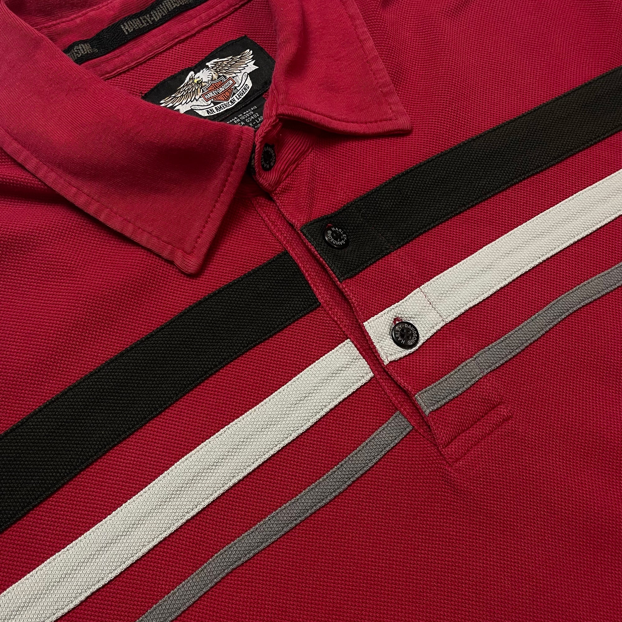 Polo - Harley Davidson - Rouge