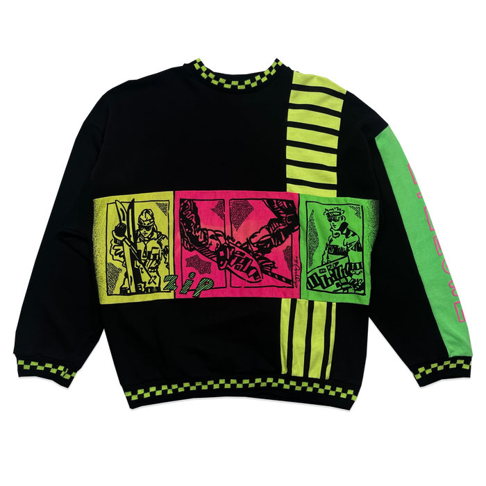 Sweatshirt - Racing - Noir