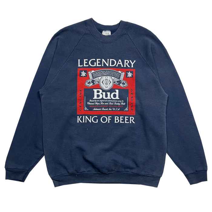 Sweatshirt - Budweiser - Bleu