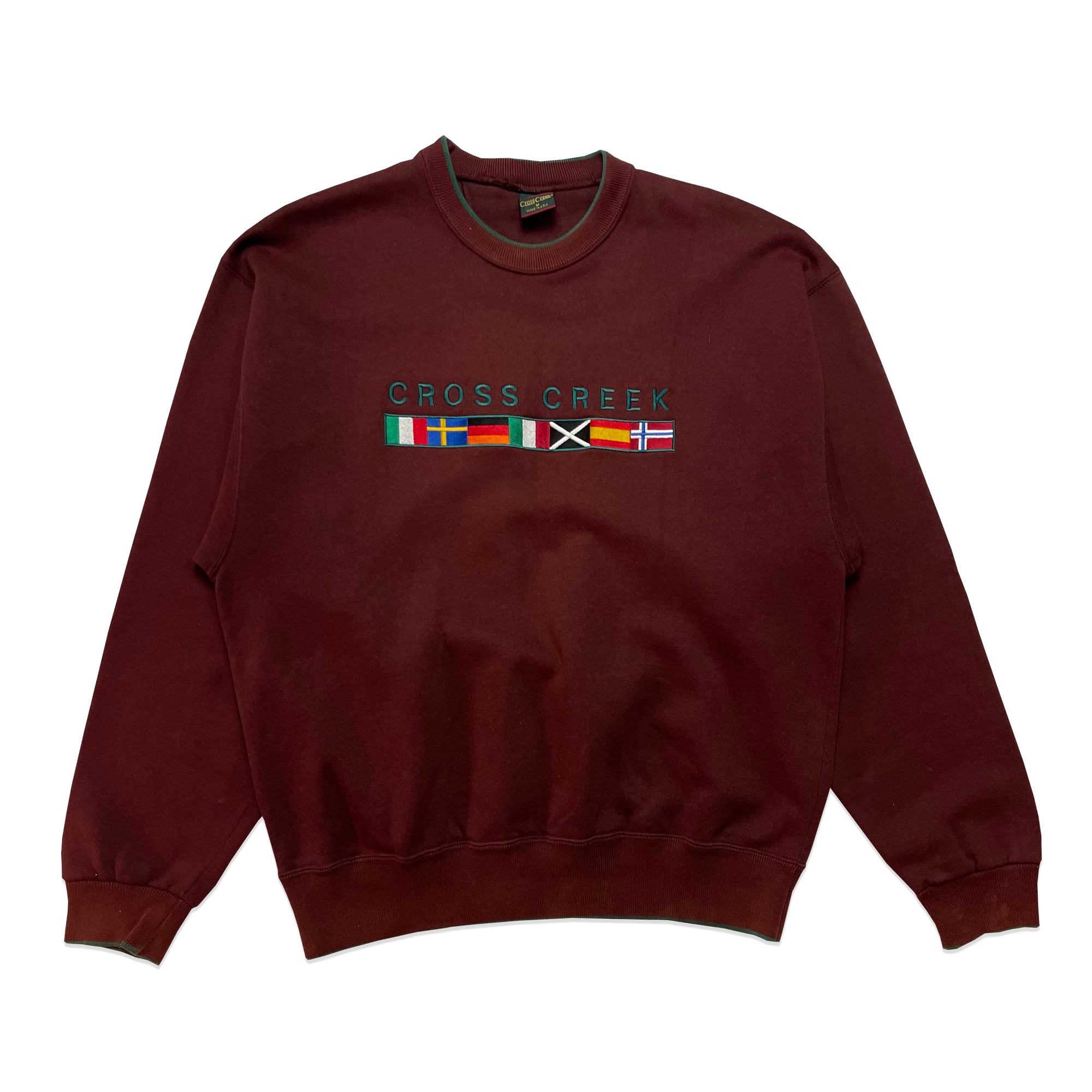 Sweatshirt - Cross Creek - Bordeaux