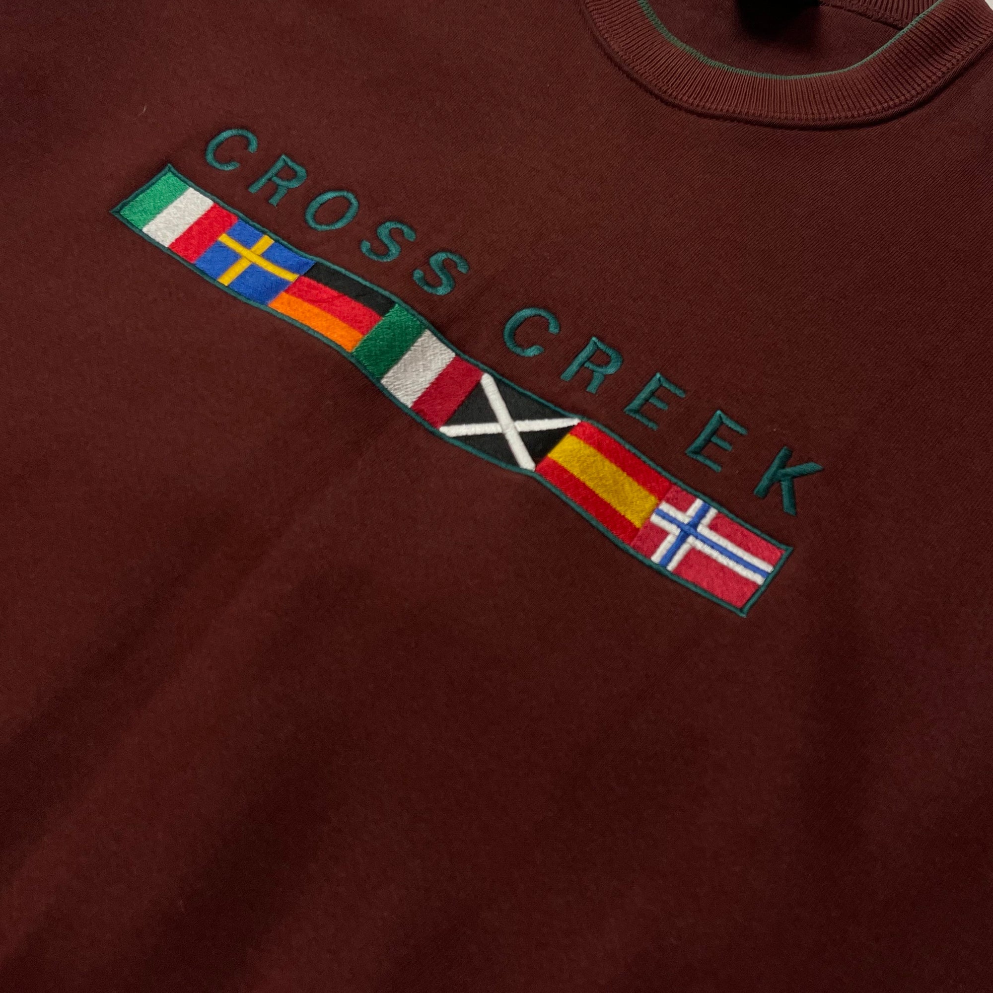 Sweatshirt - Cross Creek - Bordeaux