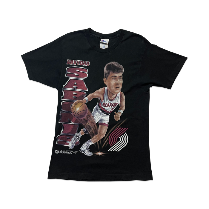 T-shirt - Arvydas Sabonis - Noir