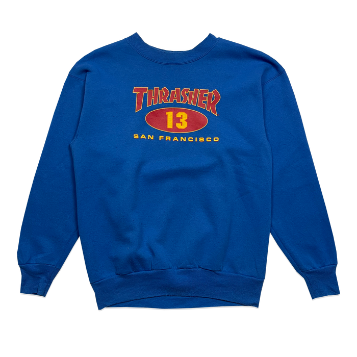 Sweatshirt - Trasher - Bleu