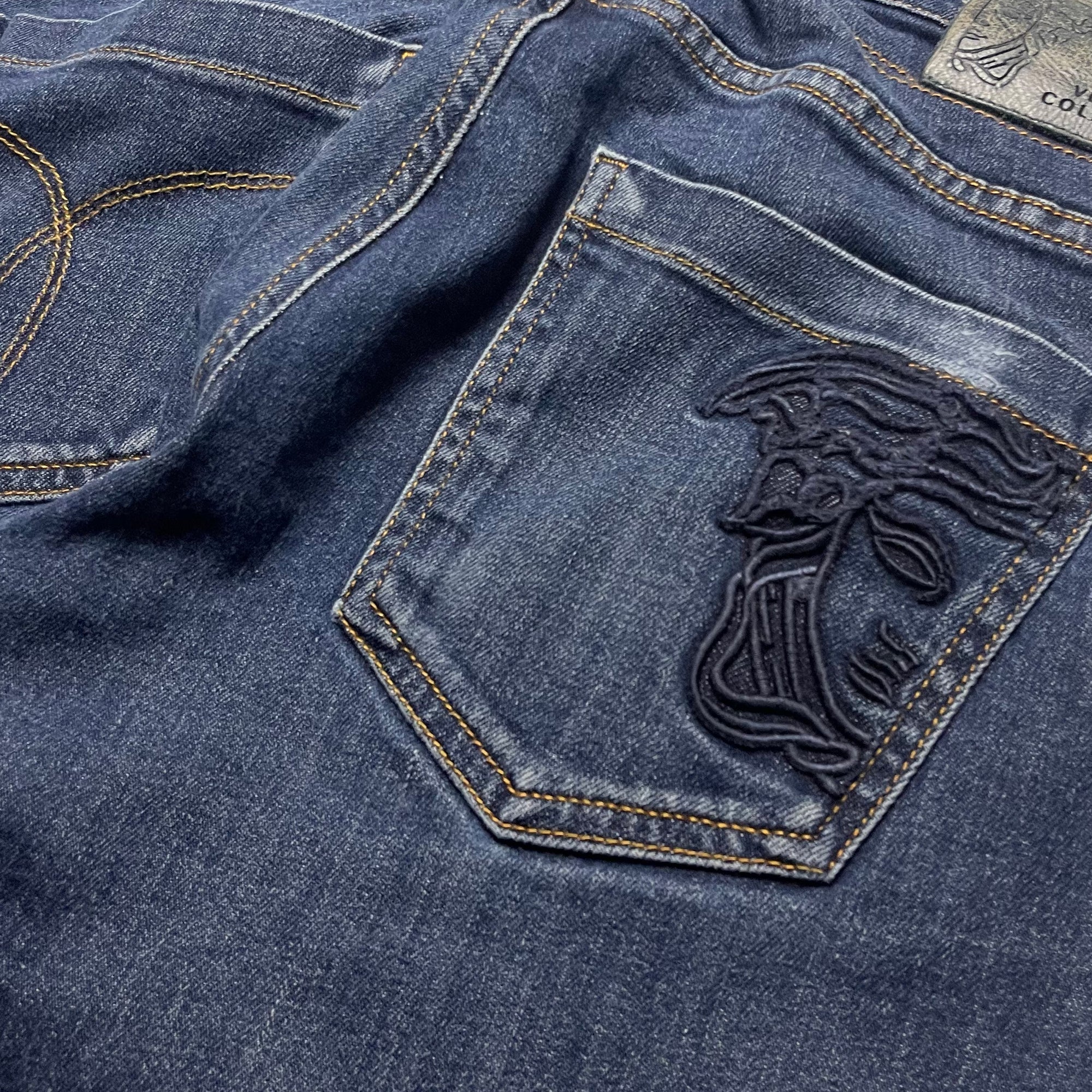 Pantalon Denim - Versace - Bleu