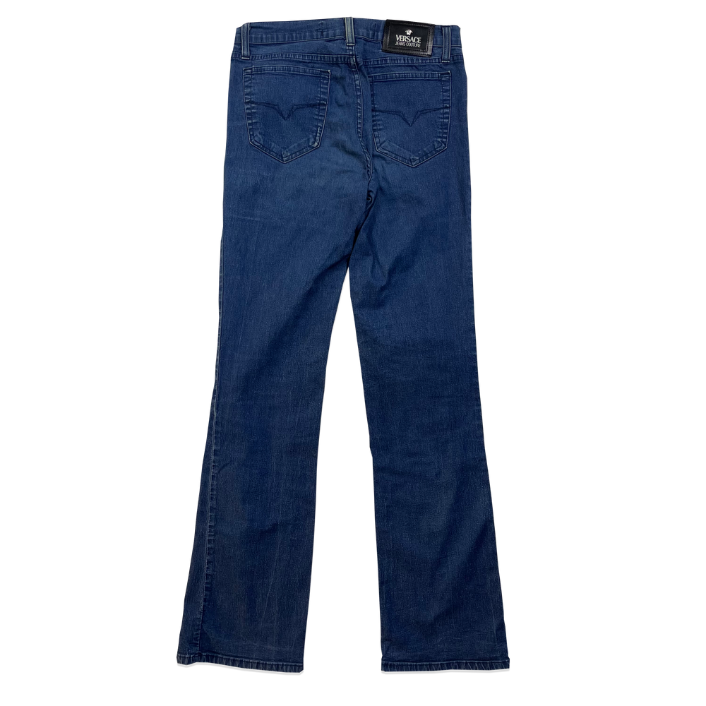 Pantalon en Denim - Versace - Bleu