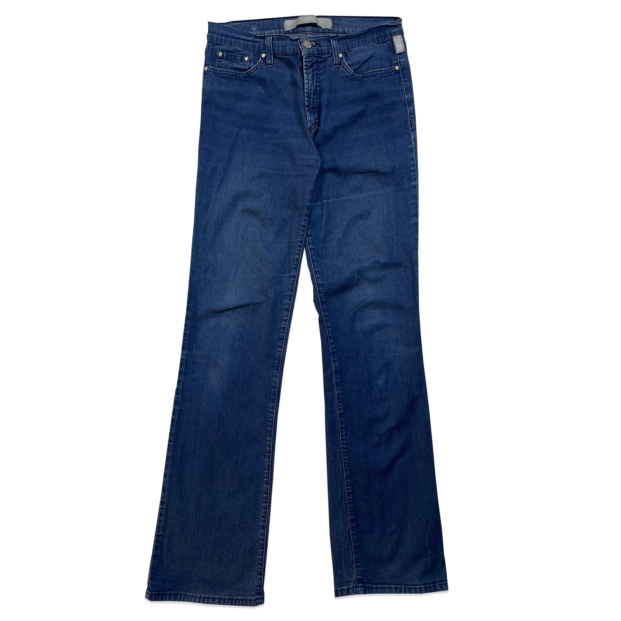 Pantalon en Denim - Versace - Bleu