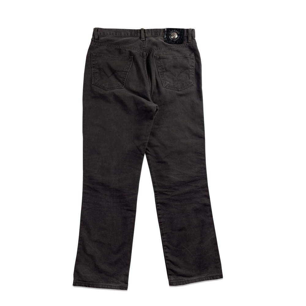 Pantalon Denim - Versace - Marron