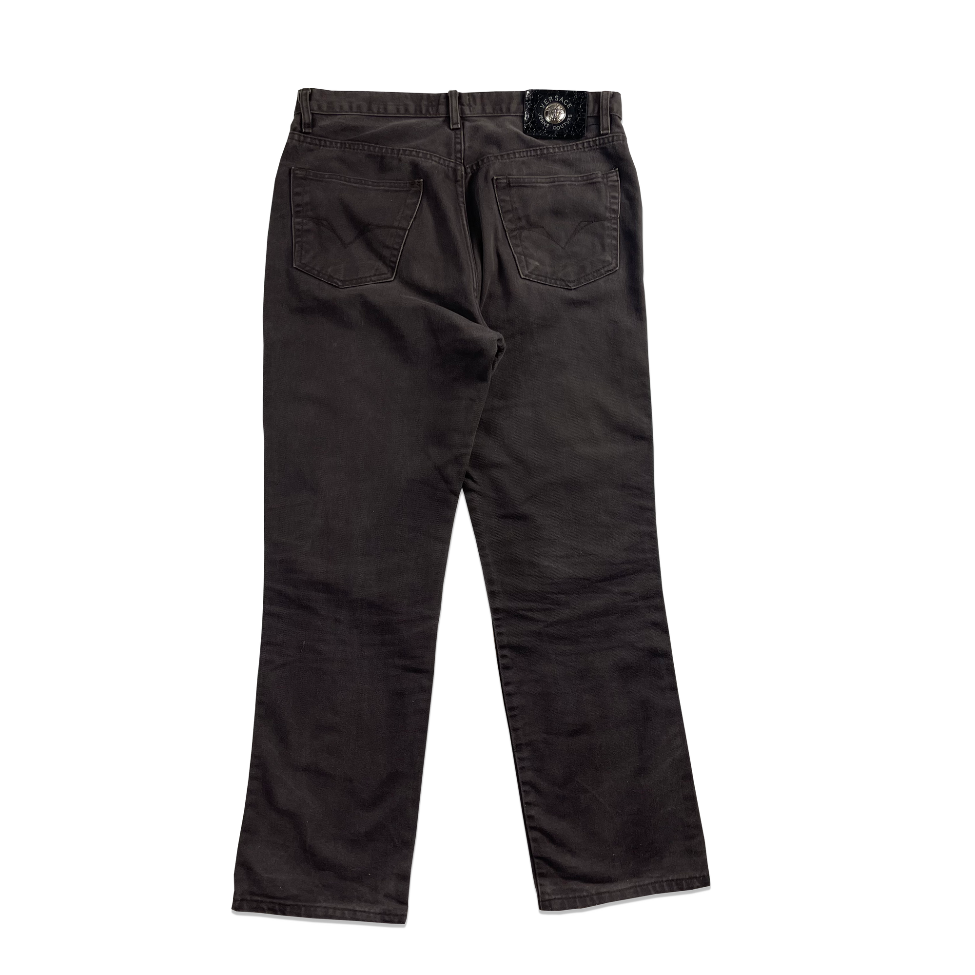 Pantalon Denim - Versace - Marron