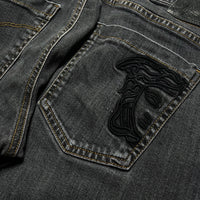 Pantalon Denim - Versace - Gris