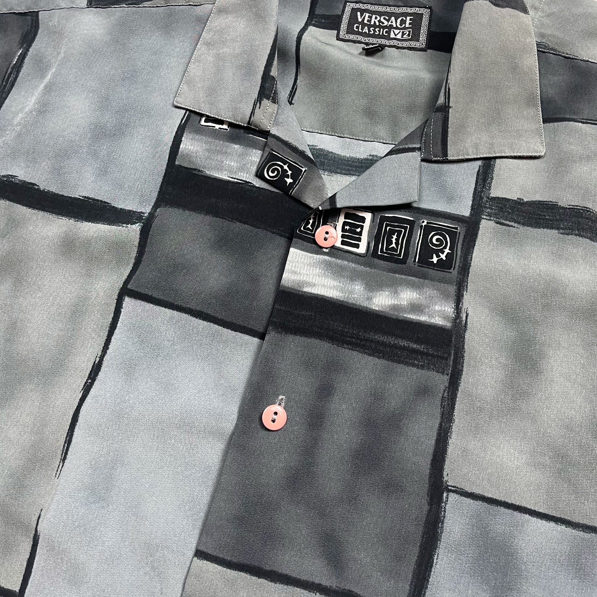 Chemise - Versace - Gris