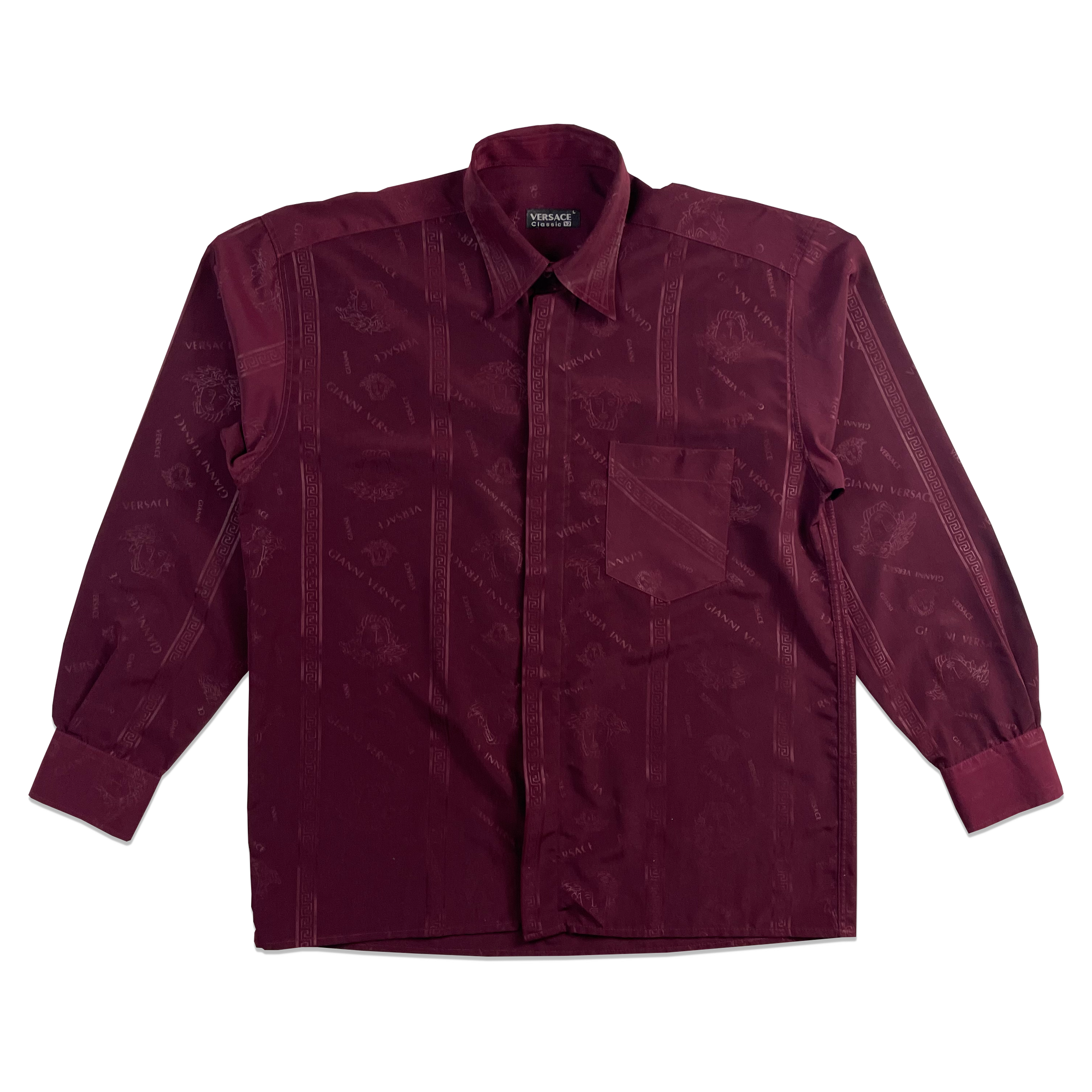 Chemise - Versace - Bordeaux