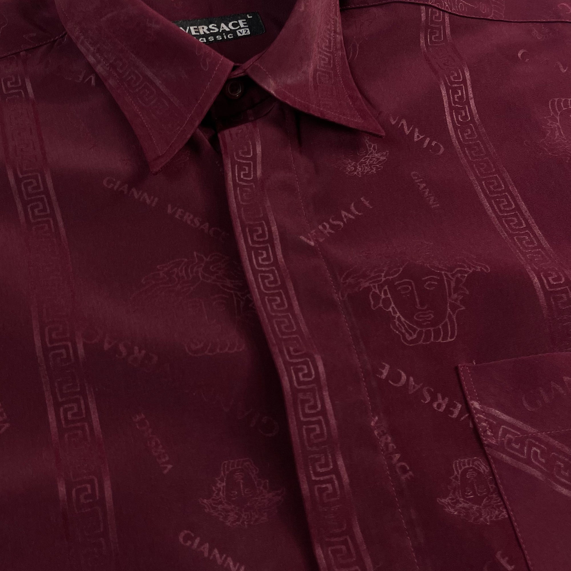 Chemise - Versace - Bordeaux