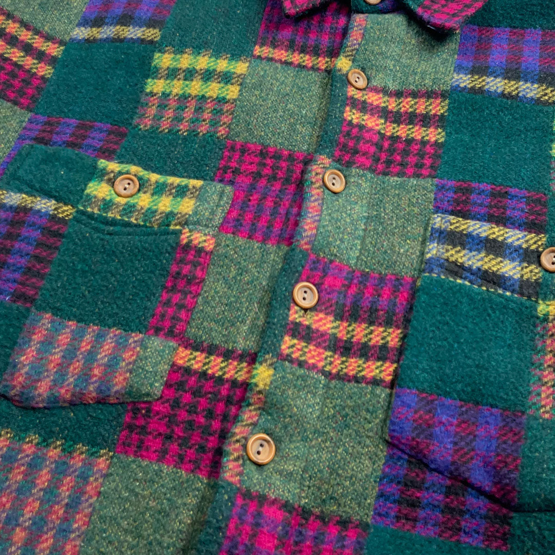 Chemise Patchwork - Vert